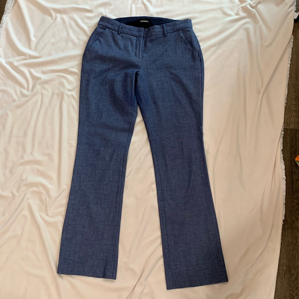 Columnist Barely Boot Mid-Rise Stretch Dress Pants